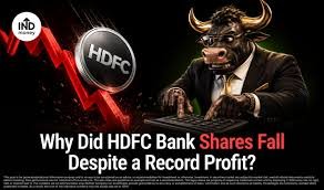 Tại sao cổ phiếu HDFC Bank giảm dù lợi nhuận đạt 19.060 crore INR?