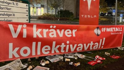 Tesla kết thúc cuộc đình công dài nhất Thụy Điển bằng tiền