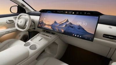 Nội thất SUV BYD Tang thế hệ ba lấy cảm hứng tàu vũ trụ