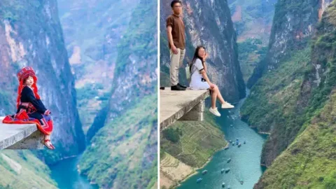 Hà Giang 'cấm chụp' điểm sống ảo 'mép sân' nhìn trọn sông Nho Quế