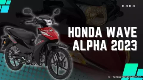 Honda Wave Alpha 2023 ra mắt tại Malaysia: Có EFI, dung tích 4,1 lít, giá khoảng 1.175 USD