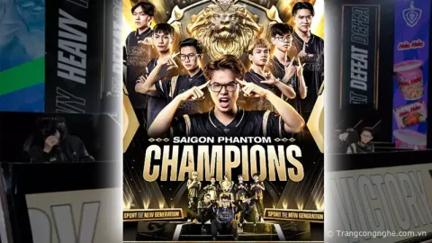 Sài Gòn Phantom đánh bại đối thủ, lên ngôi vô địch ĐTDV Mùa Xuân 2023
