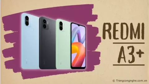 Redmi A3+ Concept được kỳ vọng cao trong phân khúc tầm trung giá chỉ từ 3.8 triệu