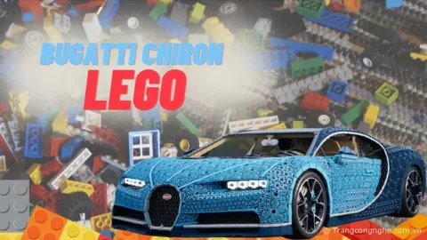 Siêu xe Bugatti Chiron LEGO: Khám phá ‘phiên bản nhựa’ có thể lăn bánh như xe thật