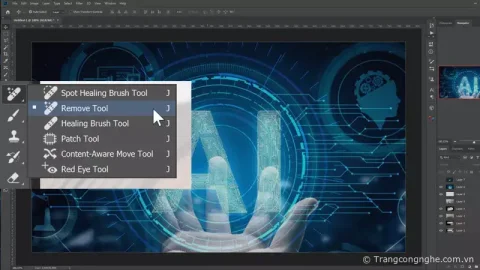 Adobe Photoshop ra mắt tính năng mới Remove Tool xóa bằng AI