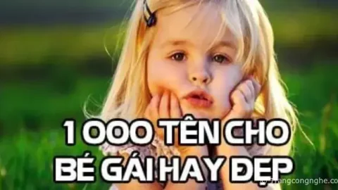 1000 tên cho bé gái hay đẹp, DIỆU ANH, PHI YẾN, MINH CHÂU, NGỌC DIỆP