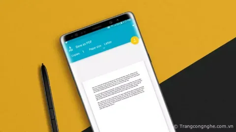 Hướng dẫn chuyển đổi định dang file sang PDF trên Android