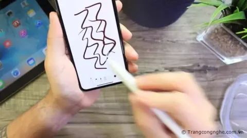 Hướng dẫn sử dụng Apple Pencil trên iPhone và các máy iPad không được hỗ trợ