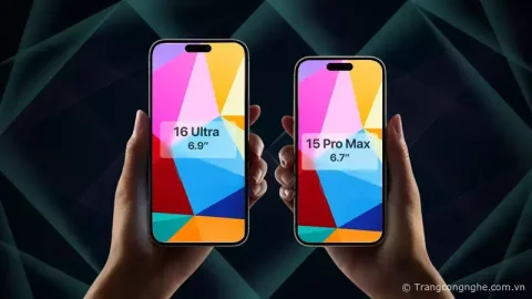 Mark Gurman xác nhận iPhone 16 Pro/Pro max có kích thước màn hình lớn hơn