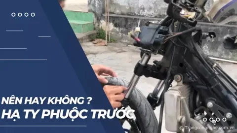 Hạ ty phuộc trước: Nên hay không? Ưu và nhược điểm gì? Bao nhiêu là hợp lý? Có phạt không?