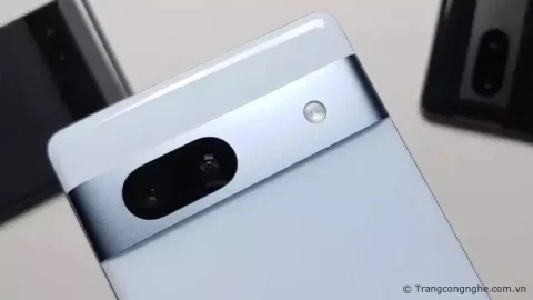 Rò rỉ hình ảnh thực tế Google Pixel 7a trước ngày ra mắt