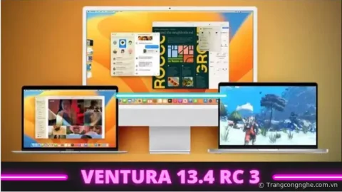 Cập nhật macOS Ventura 13.4 RC 3 trong tuần này: nâng cấp tính năng và khắc phục lỗi cũ