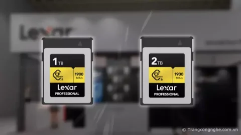 Computex 2023: Lexar trưng bày thẻ nhớ CFexpress Type B siêu nhanh lên đến 1900 MB/s