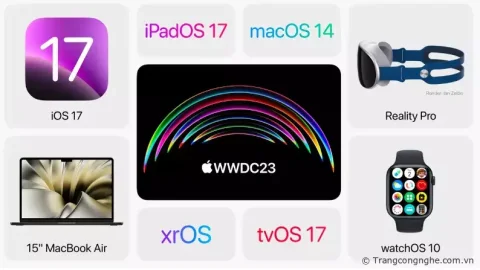 Những gì bạn có thể mong đợi từ WWDC 2023: Kính thực tế ảo (AR/VR), MacBook Air 15 inch, Mac Studio, iOS 17, xrOS, macOS 14 và nhiều hơn thế