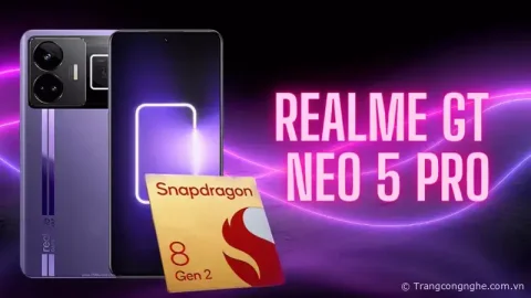 Realme GT Neo 5 Pro lộ cấu hình khủng chip SD8 Gen 2, sạc siêu tốc 240W