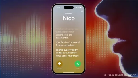 Hướng dẫn bật tính năng Live Voicemail trên iOS 17 
