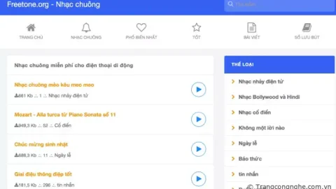 Top 6 trang tải nhạc chuông hay cho iPhone mà bạn nên bỏ túi