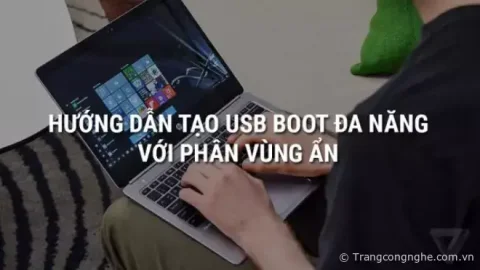 Hướng dẫn tạo USB đa năng: vừa boot, vừa lưu dữ liệu