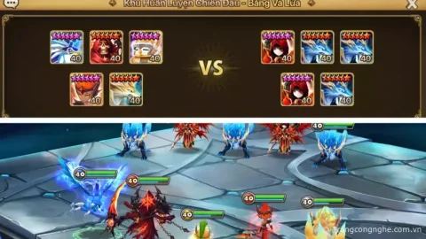 Summoners War: Nhiệm vụ - Trận Đánh Ảo 4 - Băng và Lửa