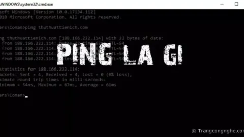 Ping là gì? Hướng dẫn cách sử dụng các lệnh Ping thông dụng