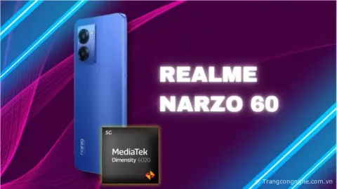 Hé lộ Realme Narzo 60 ra mắt với chip Dimensity 6020 vào tháng 7/2023
