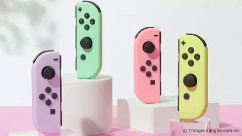 Nintendo sắp ra mắt bộ tay cầm Joy-con màu phấn nhạt đầy phong cách