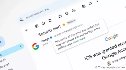 Hãy cẩn trọng với những email dù có dấu xác thực tick xanh của Google