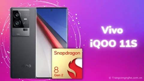 Vivo iQOO 11S sẽ ra mắt vào ngày 8/7: đối thủ nặng ký của nhiều nhãn hàng sử dụng chip Snapdragon 