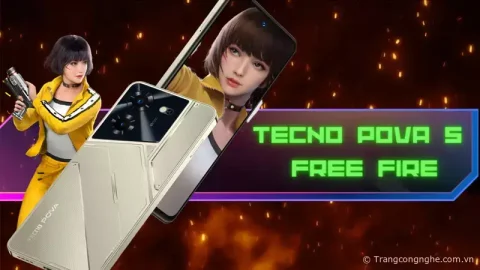 Tecno Pova 5 Free Fire bản giới hạn ra mắt game thủ