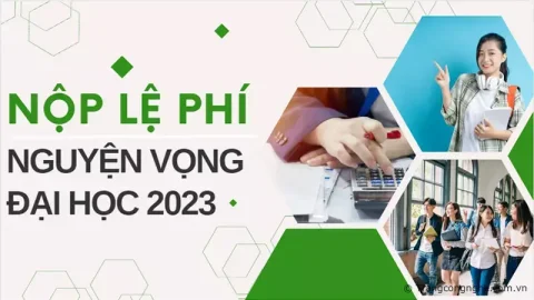 Nộp lệ phí nguyện vọng đại học 2023 thế nào? Cách tính phí và hướng dẫn thực hiện