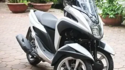 Chi tiết xe tay ga 3 bánh Yamaha Tricity 125 đầu tiên Hà Nội