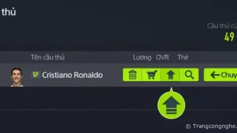 Cách nâng cấp cầu thủ trong FIFA Online 4
