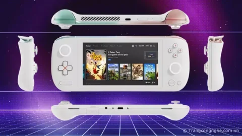 AYANEO Air 1: Máy chơi game cầm tay nhỏ gọn với AMD Ryzen 7 7840U, màn hình AMOLED 5.5 inch