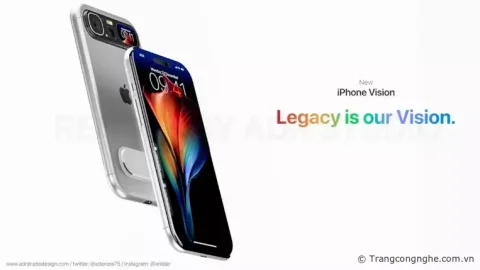 Khám phá mẫu concept iPhone Vision siêu cao cấp