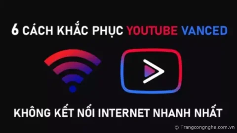6 cách khắc phục Youtube Vanced không kết nối internet nhanh nhất