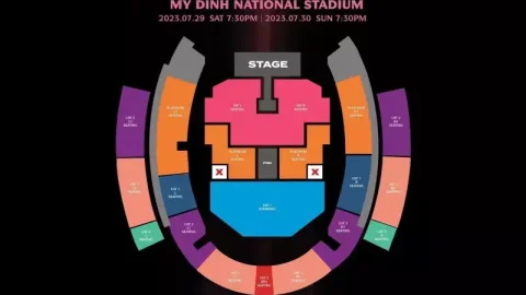 Giá vé chính thức BORN PINK WORLD TOUR tại Hà Nội được công bố