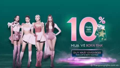 [DEAL đặc quyền] Hoàn tối đa 1.6 triệu đồng khi mua vé BORN PINK bằng thẻ tín dụng BIDV