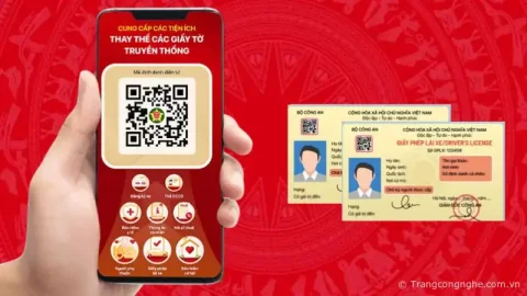 Hướng dẫn tích hợp Giấy phép lái xe vào VNeID và xuất trình GPLX khi được yêu cầu