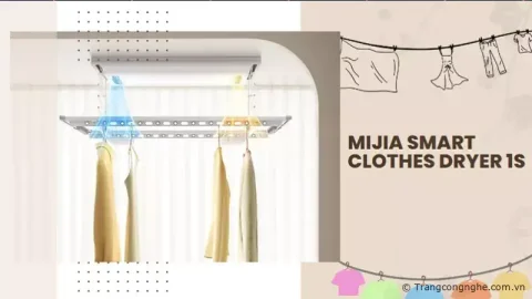 Máy sấy Xiaomi MIJIA Smart Clothes Dryer 1S: Sấy 2 chế độ, thiết kế hiện đại, giá chưa tới 4 triệu đồng