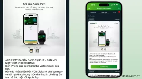 Hướng dẫn liên kết tài khoản Vietcombank với Apple Pay