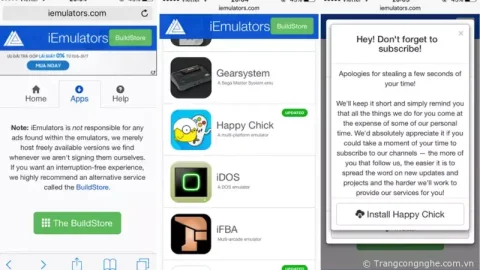 Hướng dẫn giả lập 13 hệ máy game kinh điển trên iPhone và iPad bằng Happy Chick