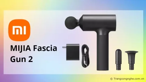 Xiaomi giới thiệu máy massage cầm tay MIJIA Fascia Gun 2 giá chỉ 1,8 triệu đồng
