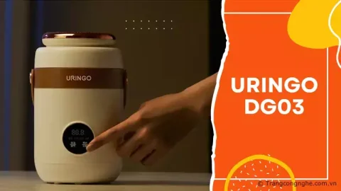 Review nồi cơm điện mini nội địa Trung URINGO DG03, siêu tiện dụng cho dân văn phòng