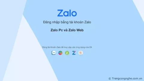 Hướng dẫn đăng nhập, đăng xuất trên Zalo Pc và Zalo Web mới nhất