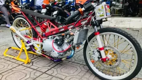 Exciter 135 độ phong cách Drag với sức mạnh 62 tự do