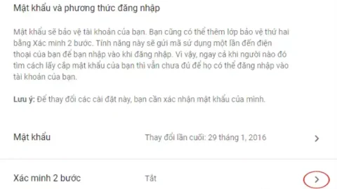Bật xác minh 2 bước cho Gmail, gửi mã xác nhận về điện thoại khi đăng nhập