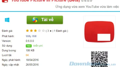 Cách vừa làm vừa xem Youtube trên Chrome
