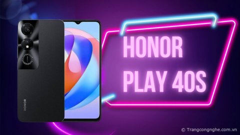 Honor Play 40S ra mắt: Smartphone giá rẻ chạy Snapdragon 480+, pin 5200 mAh, giá chỉ 3.2 triệu