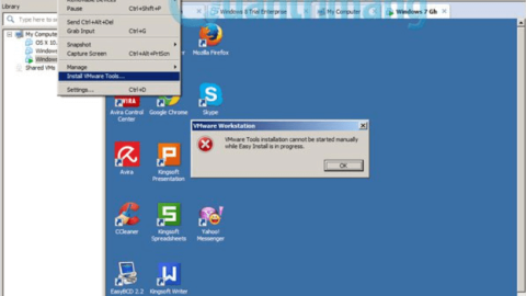 Hướng dẫn sửa lỗi không cài được VMware Tools