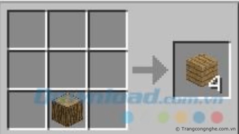 Công thức chế tạo đồ vật trong Minecraft